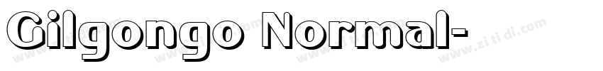 Gilgongo Normal字体转换